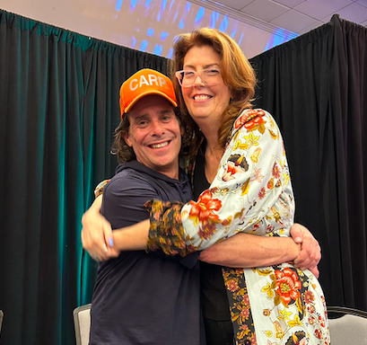 James Callis and Mo Ryan at the BSG convention